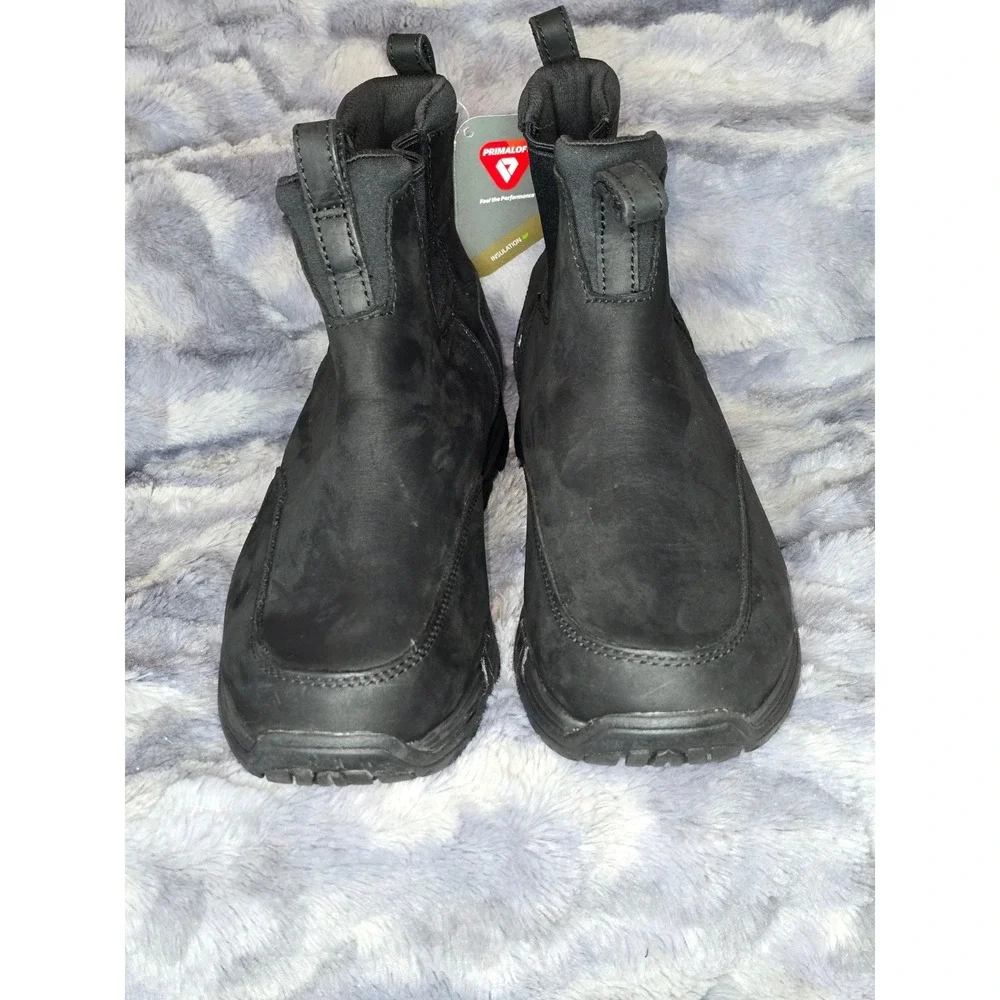 NWT L.L.Bean Traverse Trail Boot Leather Pull-On Water Resistant Insulated men 9